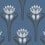 Tapete Tulipes Isidore Leroy Bleu 6240407