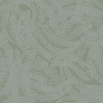 Plumes Wallpaper Anthracite Isidore Leroy