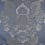 Tissu brodé Versailles Nobilis Bleu 10313.90