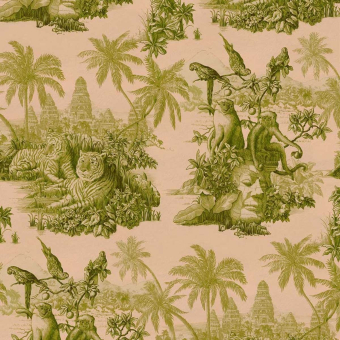 Papier peint Sumatra Blush/Pear Green House of Hackney