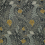 Desmond Wallpaper Thibaut Black/Charcoal T2919