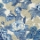Honshu Wallpaper Thibaut Blue/Beige T75487
