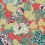 Papel pintado Honshu Thibaut Coral/Green T75490