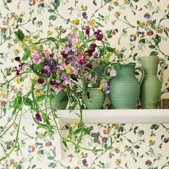 Sweet Pea Wallpaper Autumn Cole and Son
