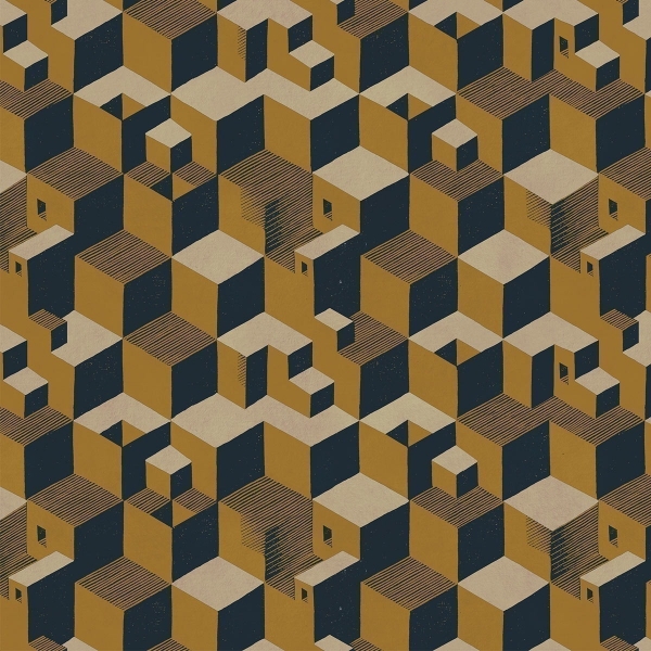 Cube Wallpaper - M.C. Escher