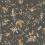 Carta da parati Hummingbirds Cole and Son Charcoal/Ginger 112/4017