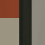 Papeles pintados panorámico Sarah Lavoine L'Alternance Nobilis Orange/Noir SLN23
