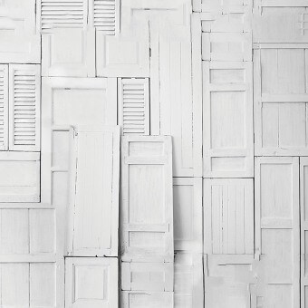 Papier peint panoramique Doors Wall Texture Grey Coordonné
