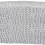 Frange torse Océanie 21 cm Houlès Gris perle 33169-9010