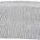 Frange torse Océanie 21 cm Houlès Gris perle 33169-9010