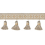 Frange meches Océanie 60 mm Houlès Taupe 33140-9020