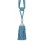 70 cm Océanie Tassel Tieback Houlès Turquoise 35008-9610