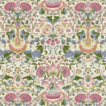 Stoff Lodden Blush/Woad Morris and Co