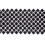 70 mm Gallery gimp Braid Houlès Anthracite 32167-9900