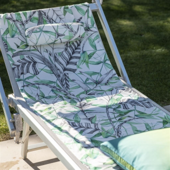 Tissu Palme Botanique Outdoor Emerald Designers Guild