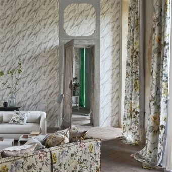 Carrara Fiore Grande Fabric