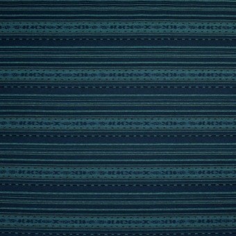 Gamble Stripe Wool Fabric Indigo Ralph Lauren