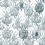 Les Centaurees Wallpaper Christian Lacroix Bleu paon PCL7027/05