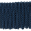 12 cm Scarlett bullion Fringe Houlès Bleu 36021-9600