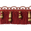 85 mm Scarlett bullion Fringe Houlès Rouge 33093-9500