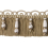 85 mm Scarlett bullion Fringe Houlès Beige doré 33093-9810