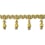 Frange perles Scarlett 56 mm Houlès Vert anis 33091-9700
