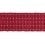 Geflecht 50 mm Scarlett Braid Houlès Rose 32157-9500