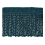 Frange torse Palladio 12 cm Houlès Turquoise 33138-9660