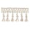 75 mm Palladio tassels Fringe Houlès Beige 33137-9010