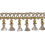 75 mm Palladio tassels Fringe Houlès Or 33137-9720