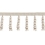 75 mm Palladio beaded Fringe Houlès Beige 33136-9010