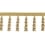 Franges perles Palladio 75 mm Houlès Jaune 33136-9100