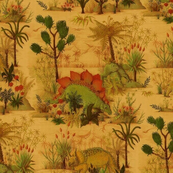 Dinosauria Wallpaper Turmeric House of Hackney