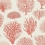 Seafern Wallpaper Cole and Son Titian reds 107/2011