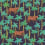 Papier peint panoramique Palmtrees Eijffinger Navy 383607