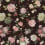 Papier peint panoramique Vintage Flowers Large - RICE II Eijffinger Black 383612
