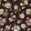 Papier peint panoramique Vintage Flowers Large Eijffinger Black 383612