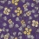 Carta da parati panoramica Poetic Wall Flower Eijffinger Purple 383615
