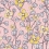 Carta da parati panoramica Poetic Wall Flower Eijffinger Pink 383616