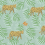 Tapete Tropical Jungle Eijffinger Green 383551