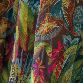 Selva embroiedered fabric