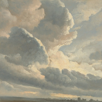 Papier peint panoramique Sunset Clouds