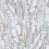 Tiger Leaf Wallpaper Osborne and Little Grey/Pale Blue W7333-03