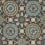 Papel pintado rosatta Osborne and Little Charcoal/Mint W7337-01