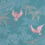 Grove Garden II Wallpaper Osborne and Little Teal/Pink W5603-10