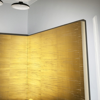Wandverkleidung Lacca Metal Wall covering Gold Dedar