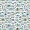 Tissu Issoria Outdoor Designers Guild Cobalt FDG2877/01