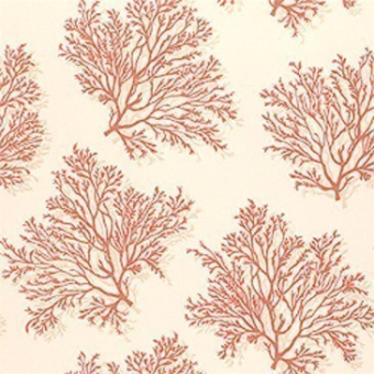 St Lucia Wallpaper Coral Thibaut
