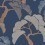Carmona Wallpaper Hookedonwalls Bleu/Bronze 17220