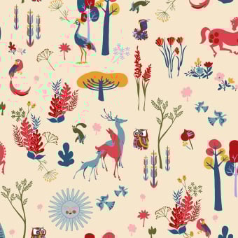 Carta da parati El Bosque Animado